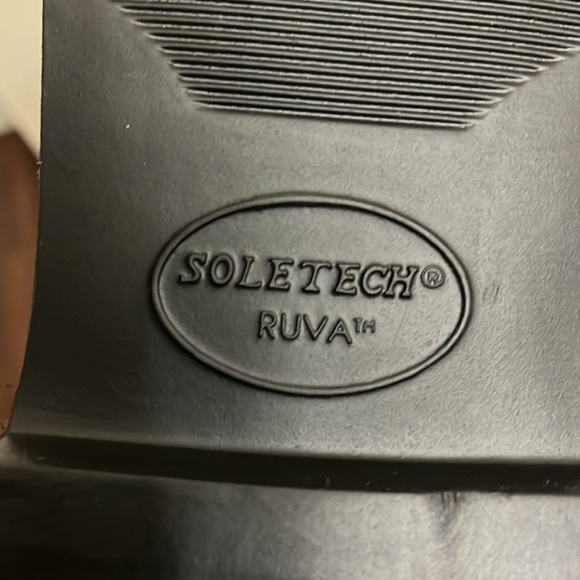 Sole Tech Ruva Black Leather Chukka Boots Mens Size 12D Booties - Picture 5 of 5